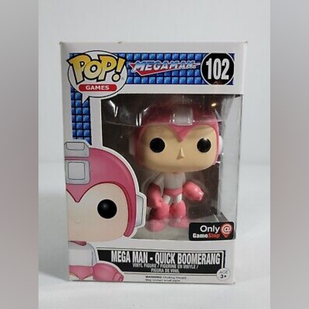 Funko Pop Mega Man - Quick Boomerang 102 Gamestop Exclusive NEW Unopened